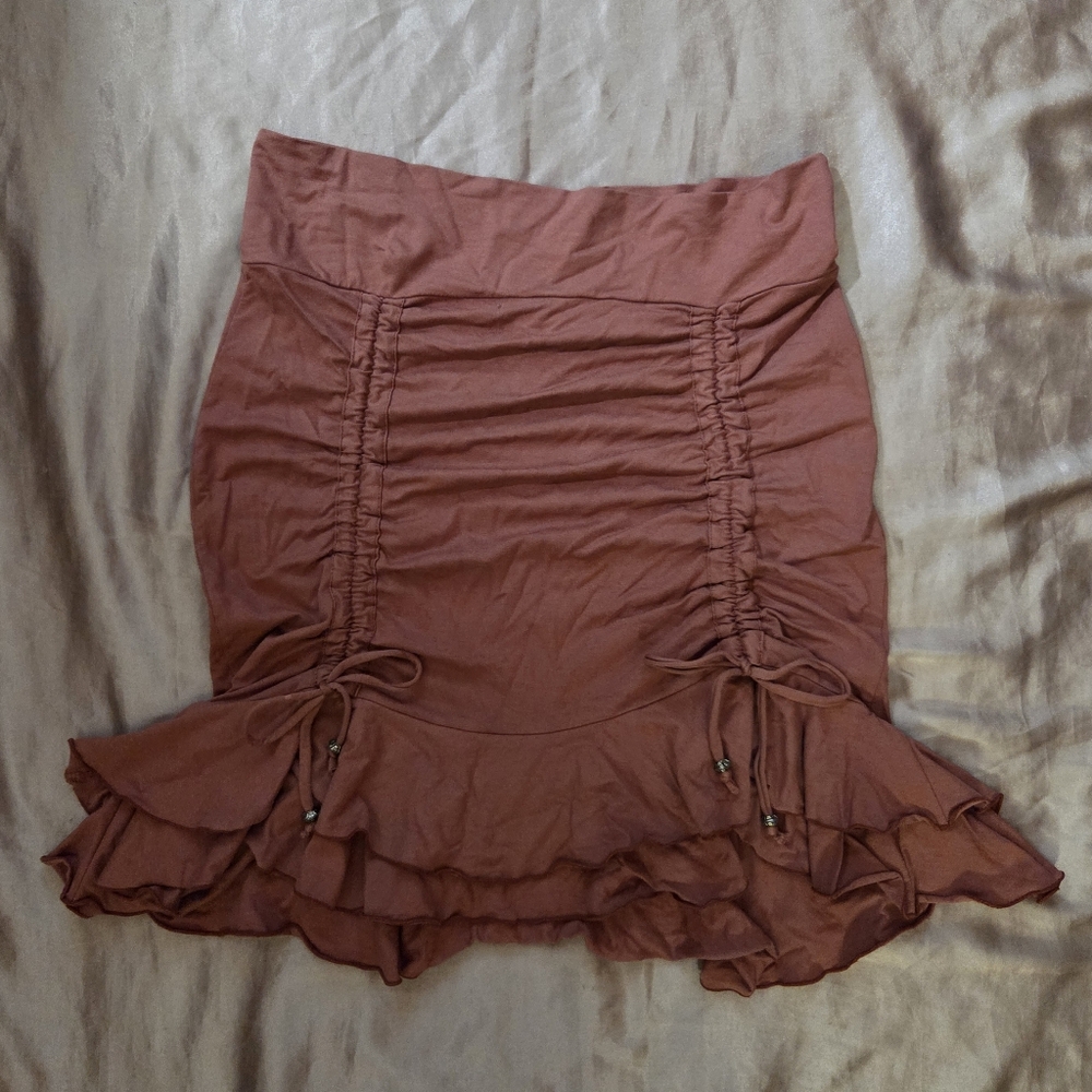 Eden Cinch Mini Ruffle Skirt - Picture 2 of 11